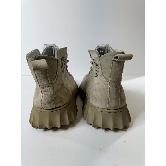 Casual Leather Boots Handmade Designer High Top Size 42 (9)new - Picture 7 of 14